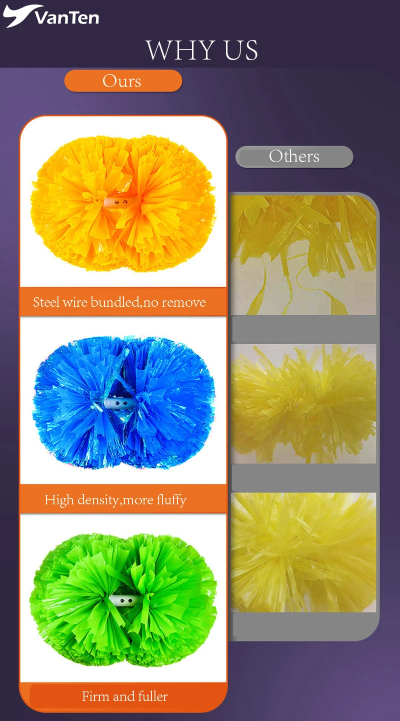 Ecofriendly Best Quality Multi Color Young Children Mini Cheer Plastic