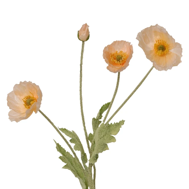 Nice-looking Single corn poppy Arrangement Artificial Flower artificial flowers for home