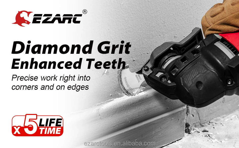 Ezarc Oscillating Multitool Swing Diamond Blades,Mortar Cutting Saw