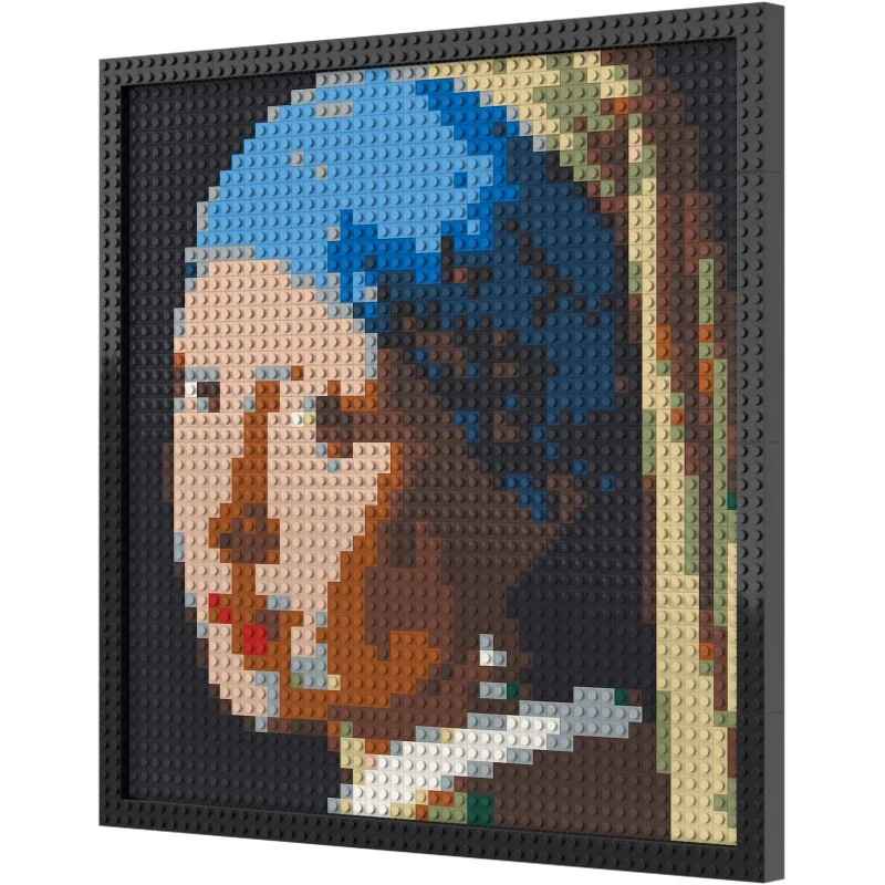 Pixel Art Building Blocks 48X48 Dots Bricks 1x1 Wall Portraits DIY Home Decor Compatible with LOGO Toys and Gifts