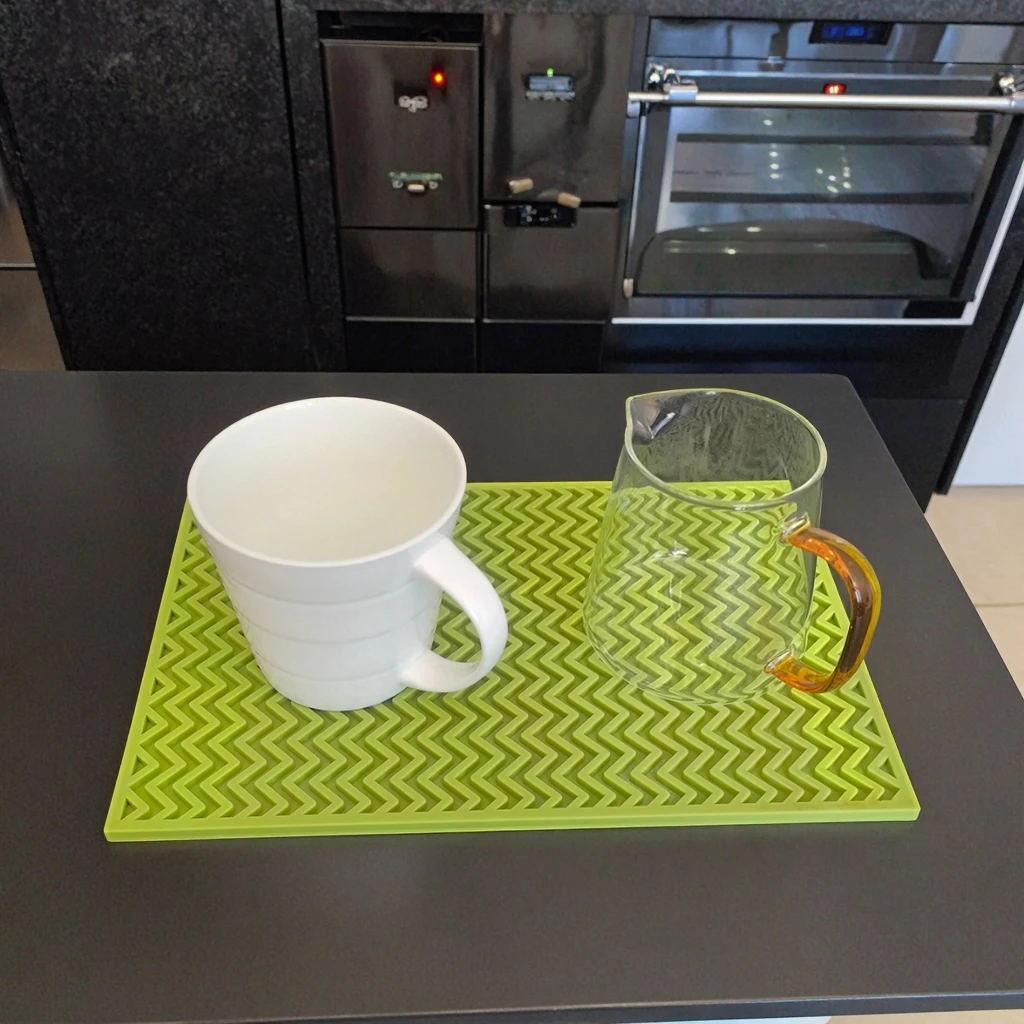 Custom Silicone Rubber Coasters with Size Options for Personalized Cut-to-Size Silicone Rubber Products Service