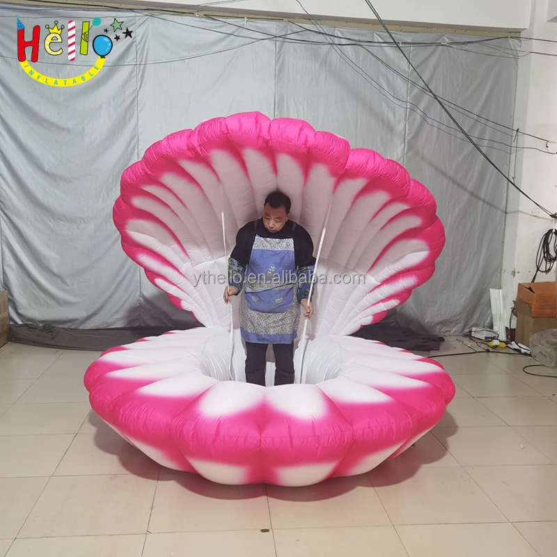 Giant Colorful Inflatable Sea Shell Inflatable Clam for Stage Props