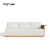 Sofá blanco con brazo izquierdo/derecho
