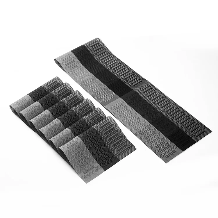 Роскошная виниловая устойчивая моющаяся прямоугольная настольная дорожка из ПВХ для столовой, офиса, кухни, отеля, дома