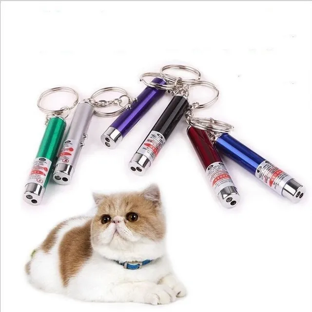 LED Light Pet cat LED Laser Toy Red Laser Pen Tease Cats Laser pointer Sight Pointer Interactive Toy Cat Stick