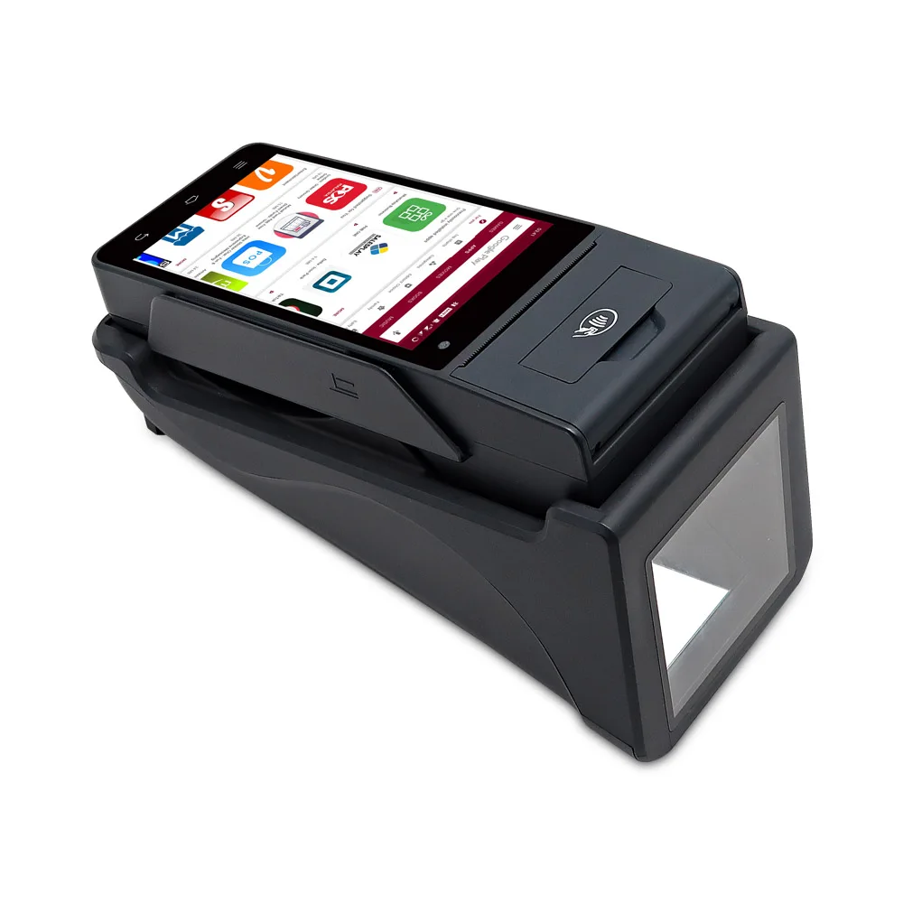 ZCS Z90 Crypto POS Barcode Scanner Thermal Printer 4G Wifi All in One  Machine Android Mobile POS Systems