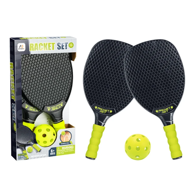 Factory Wholesale Pickleball Paddle Pickleball Set With Soft Foam Handle For kids Backyard Indoor Outdoor Game