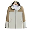 Custom-made off-white and brown windbreaker
