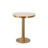 Round Table With Gold Edge