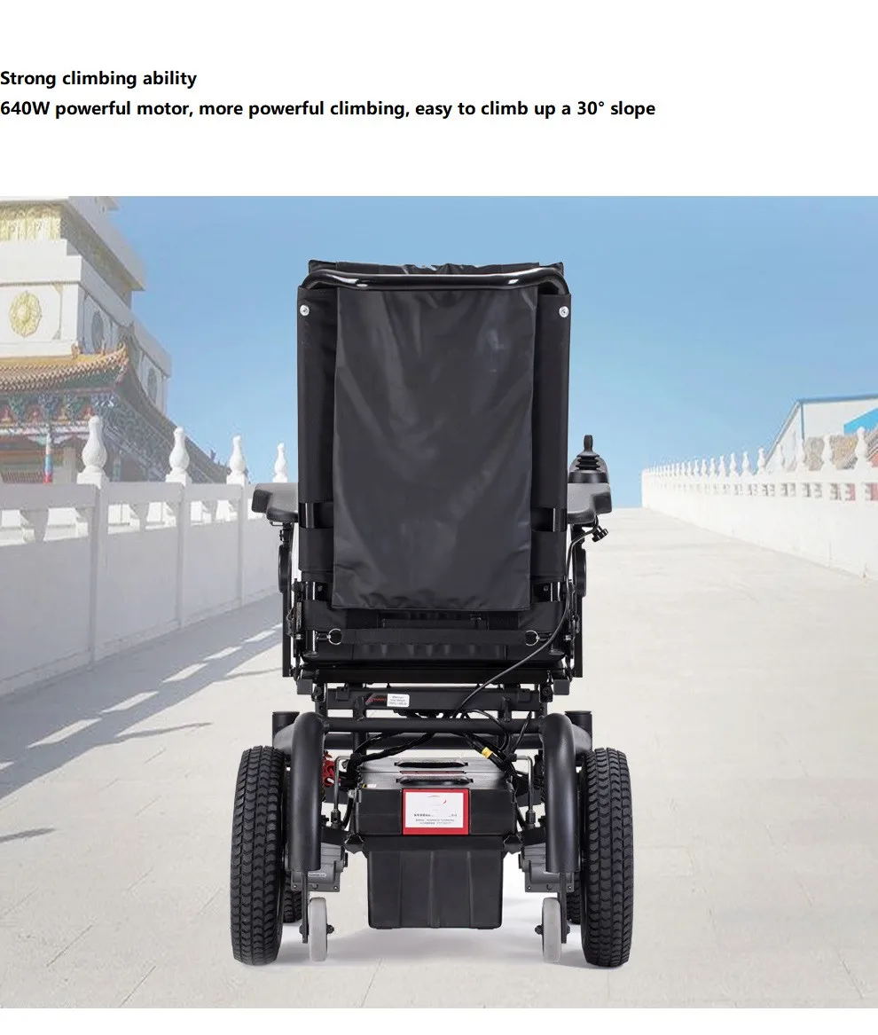 Shock absorbing spring thicker equipped with two oversize spring shock absorb comfortable wheelchair with back handle- SWC01 supplier