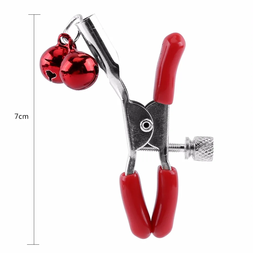 Kinky Slave Bondage Kit Rubber Tips Colorful Nipple Clamps for Girls