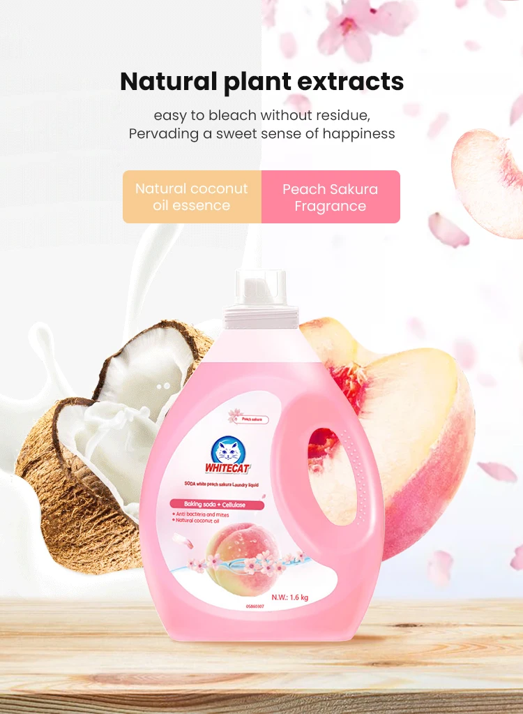 Rich Foam Strong Perfumed Bulk Liquid Laundry Detergent En Liquid Automatic Laundry Detergent Liquid For Washing Clothes manufacture