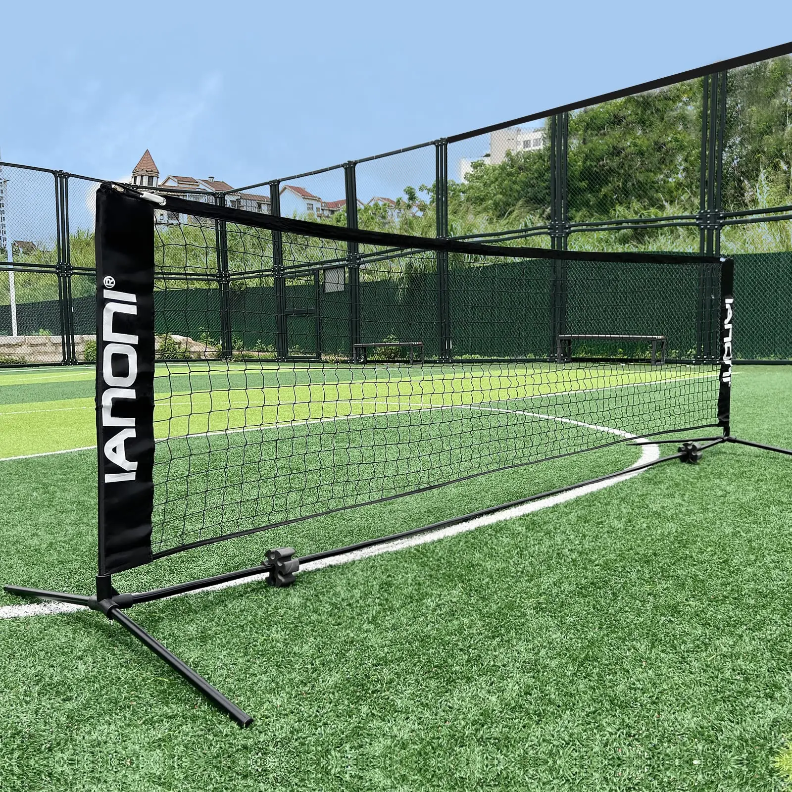 Pickle Ball Portable Pickleball Paddle Set of 2 or 4 Folding Pickleball Net