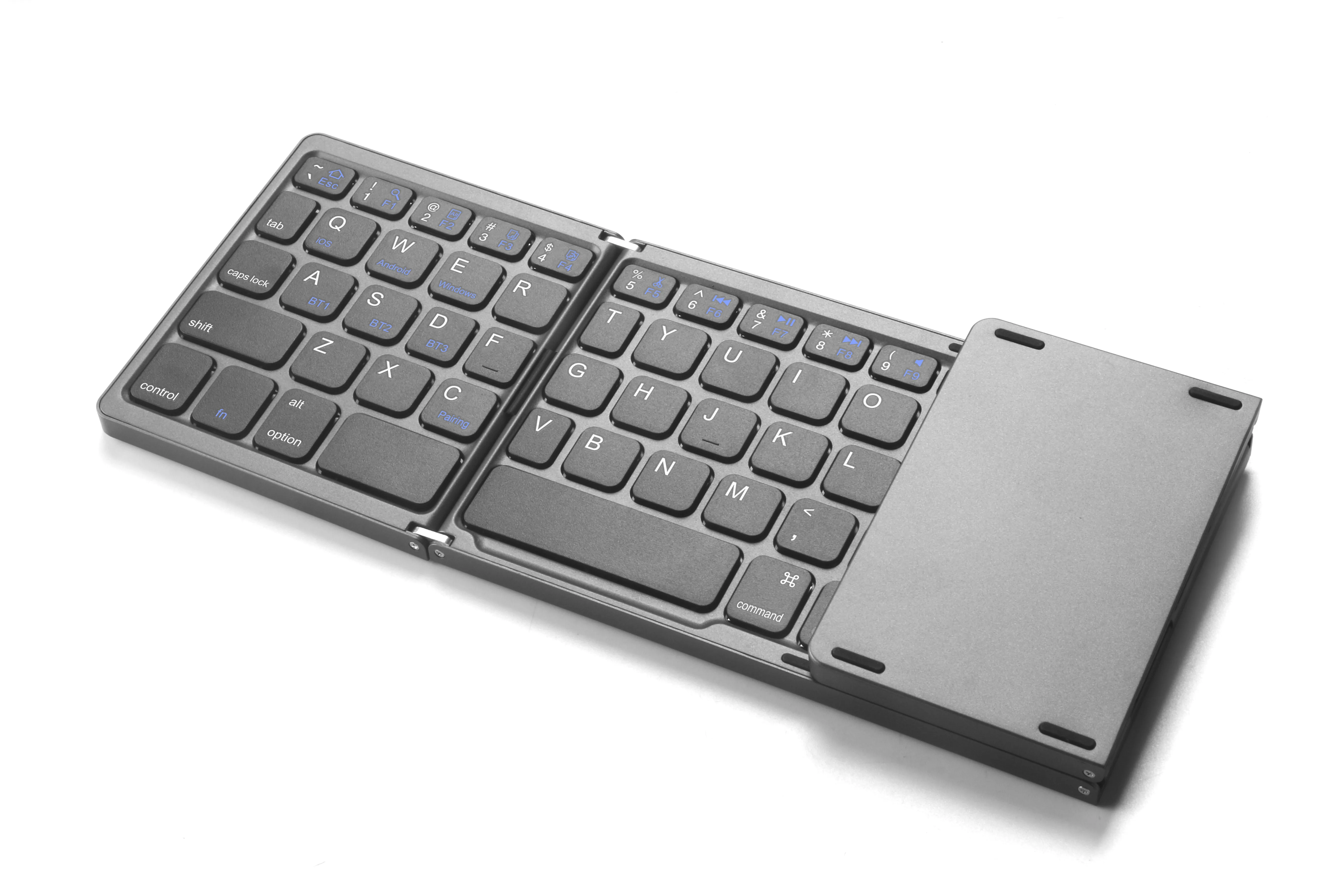 B089 Laptop Tablet Wireless Foldable with Numeric Keypad BT Keyboard Folding Keyboard for Home Gaming Office