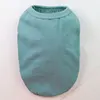 100% cotton vest, pure gray-blue