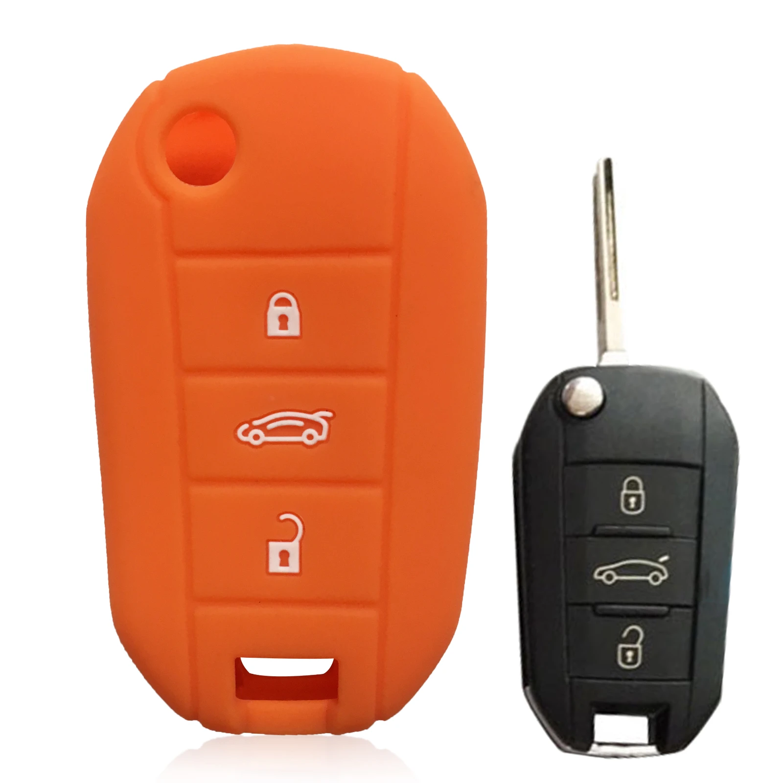 crh car remote key fob silicone