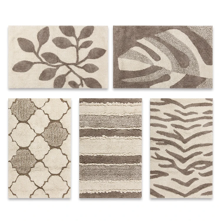 High quality ready made multi design 100% cotton luxury washable runner rugs