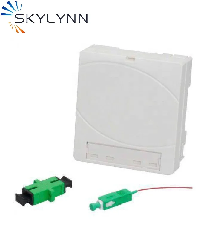 Telecom PTO Box Adapter for Optical Fibre SCAPC Pigtail Red G657A2 ...