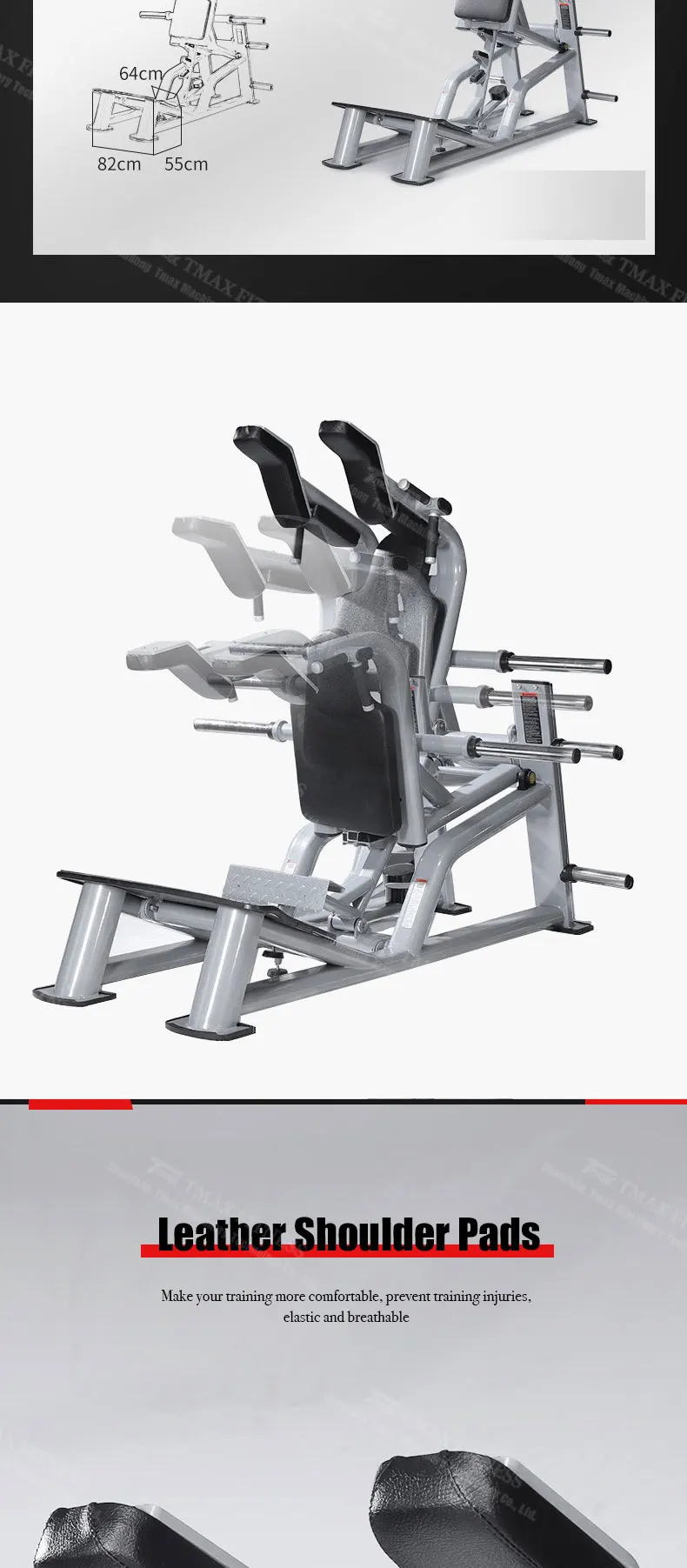 Iso Lateral 45 Degree Leg Press Customized Machine Leg Press Hack Squat ...