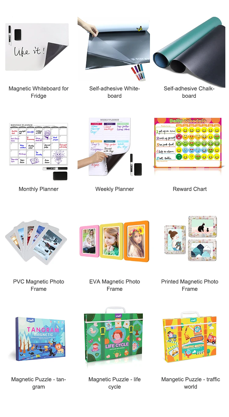 Custom Printed Fridge Magnet Planner Magnetic Weekly Planner Magnetic ...