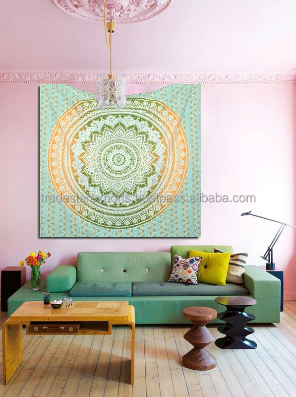 Hippie Wall Art For Home Decor Ombre Bedding Throw Cotton Beach Blanket Wholesale Tapestry