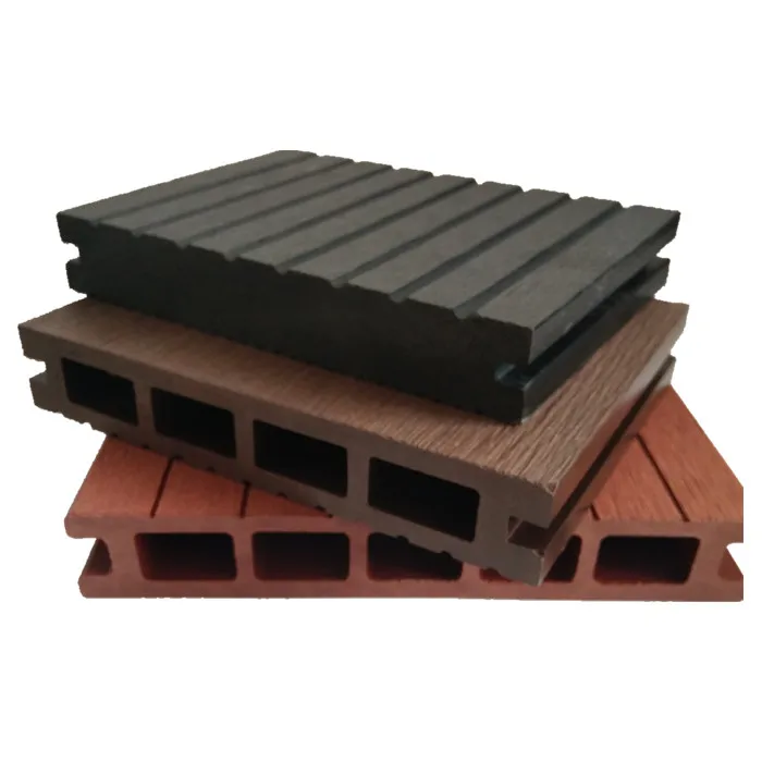 Modern Design Outdoor Wood Composite Decking Waterproof Extruded Plastic Floor
