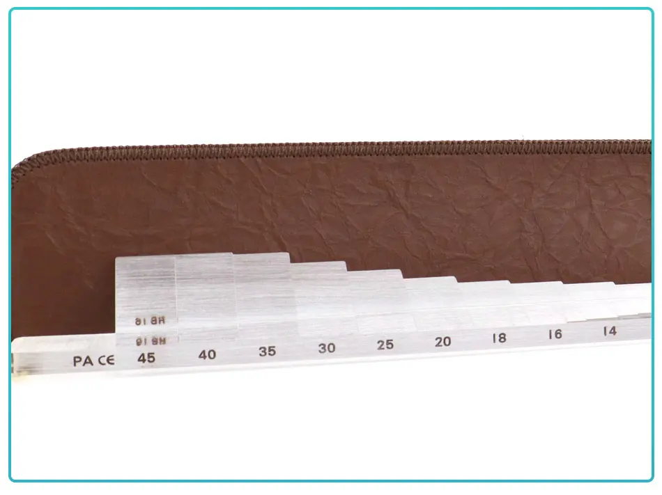 HB-16 Optometry Instruments Prism Bar Optical Vertical with Leather Bag