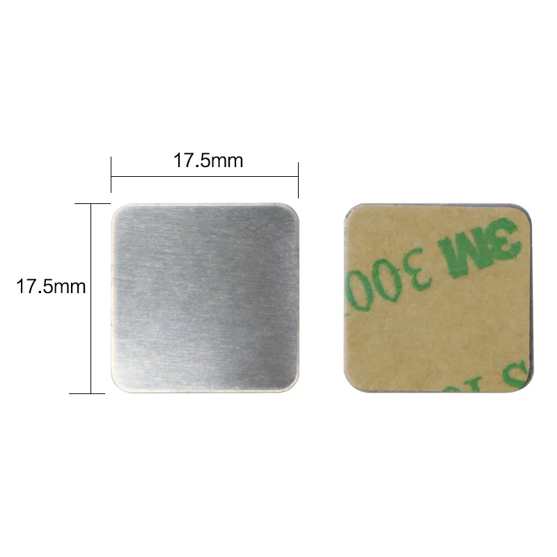 1-20 Pezzi Piastre Metalliche Adesivo In Lamiera Di Ferro Per - Foto 2