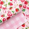 Lazo de fresa rosa