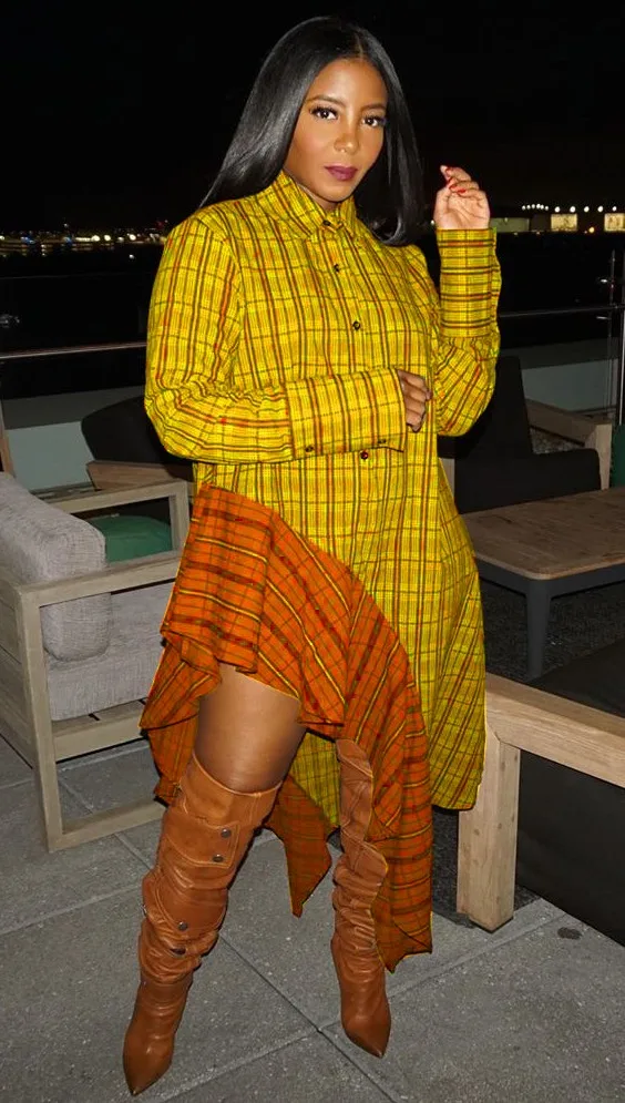 2022 Woman Outfits Fall Clothing Casual Tshirt Blouses Dress Irregular