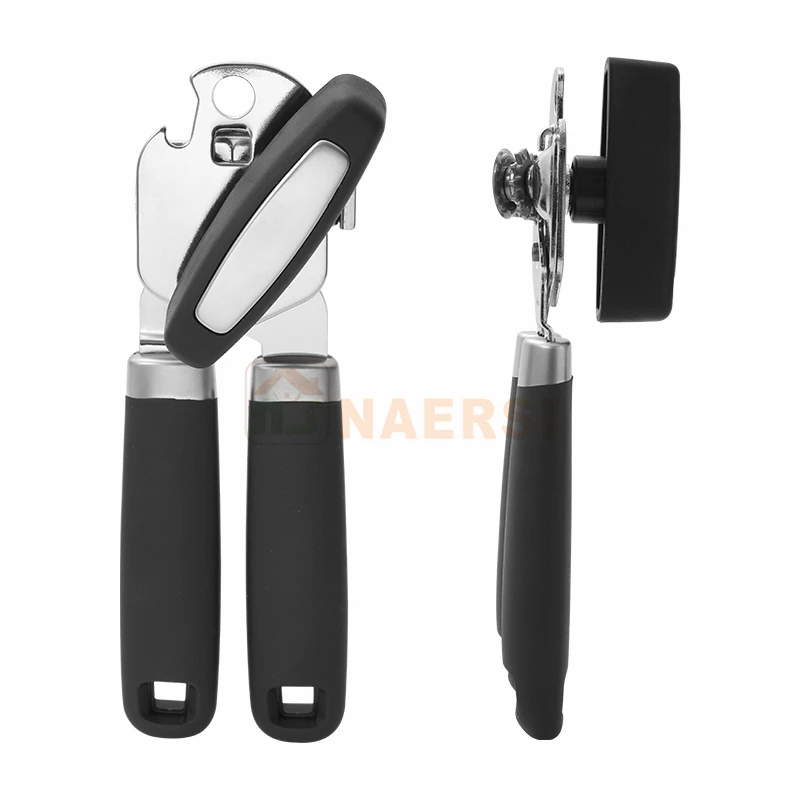 Hand Held Can Opener Smooth Edge,Strong Good Grips Safety Can Opener
