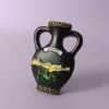 L321 Greek Crick botella pequeña negra
