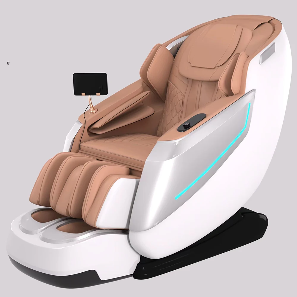 Electric 4D Zero Gravity Full Body Shiatsu Recliner Massage Chair  Zero Gravity Electric3d Luxury PU Leather