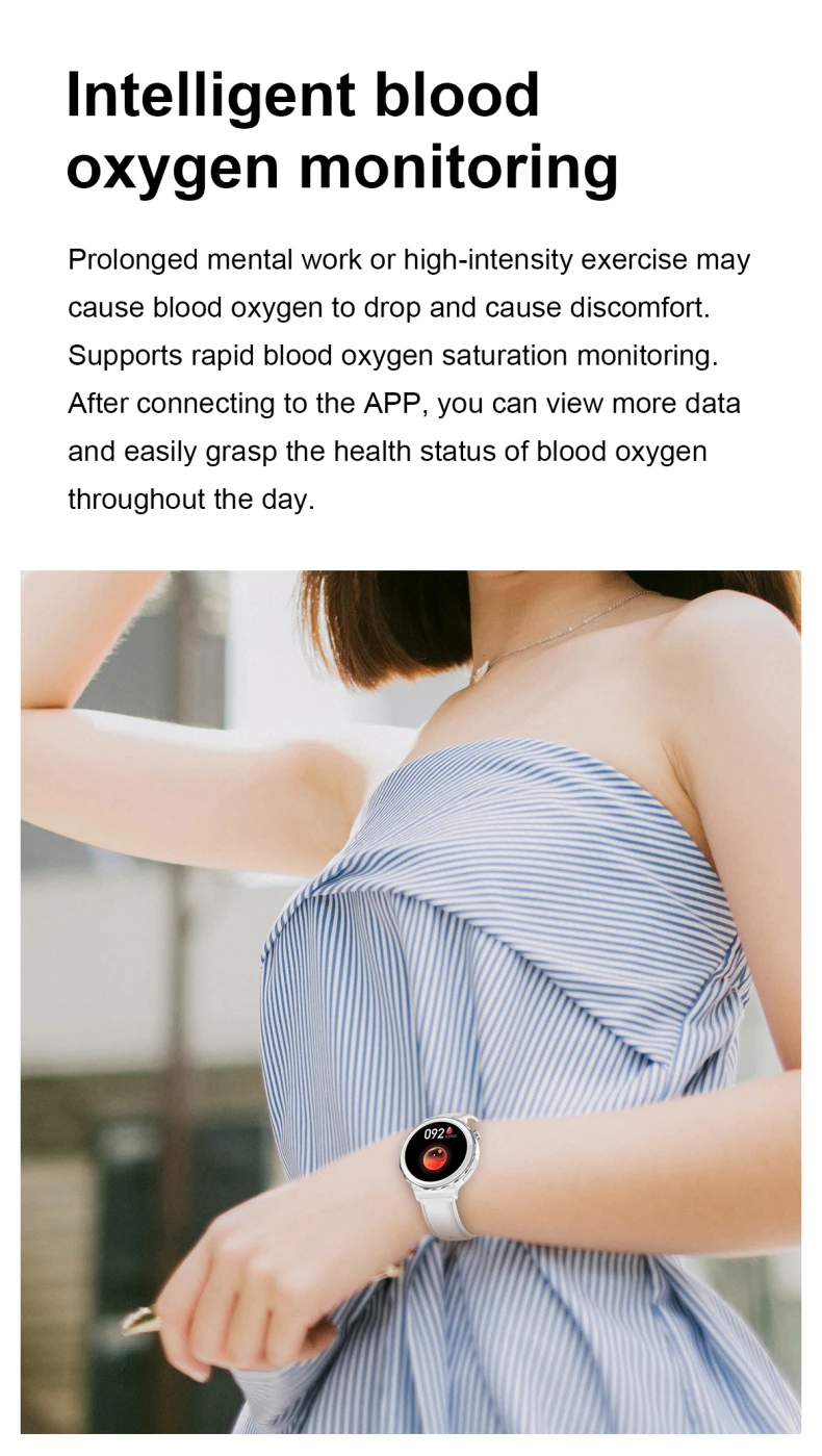 Luxury Smartwatch HK43 for Women BT Calling Function Heart Rate Monitor Blood Pressure Blood Oxygen Monitor Ladies Smartwatch(14).jpg