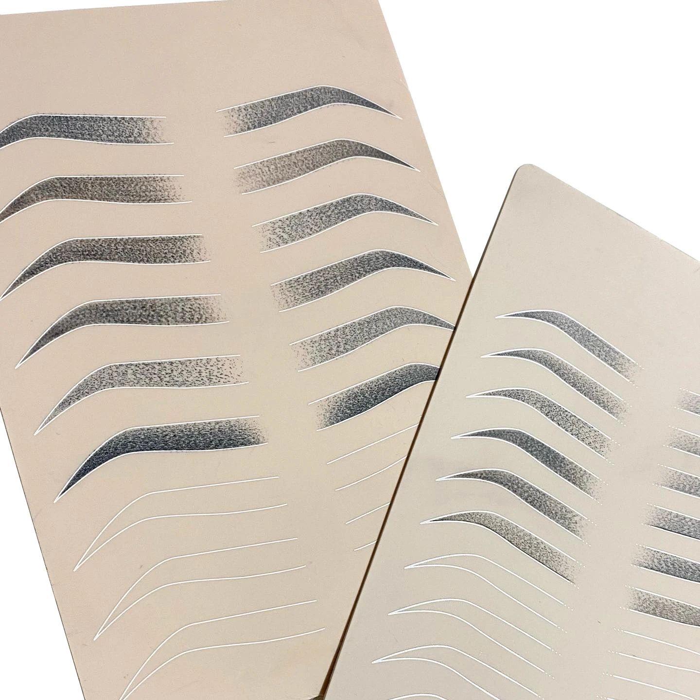 Private Label Permanent Makeup Microblading Latex Eyebrow Tattoo Practice Skin Without Ink for Training School