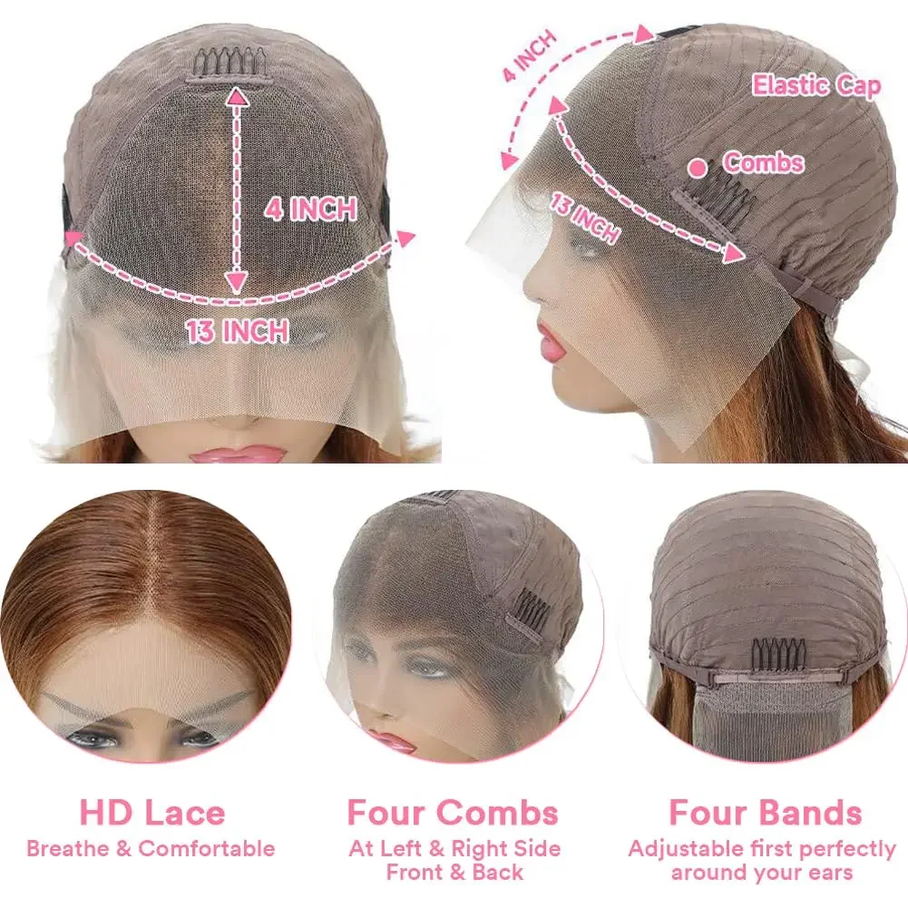 Body Wave Lace Front Pruiken Menselijk Haar 13x4 Transparante Lace Frontaal Voorgeplukt 180% Dichtheid_voghion.com