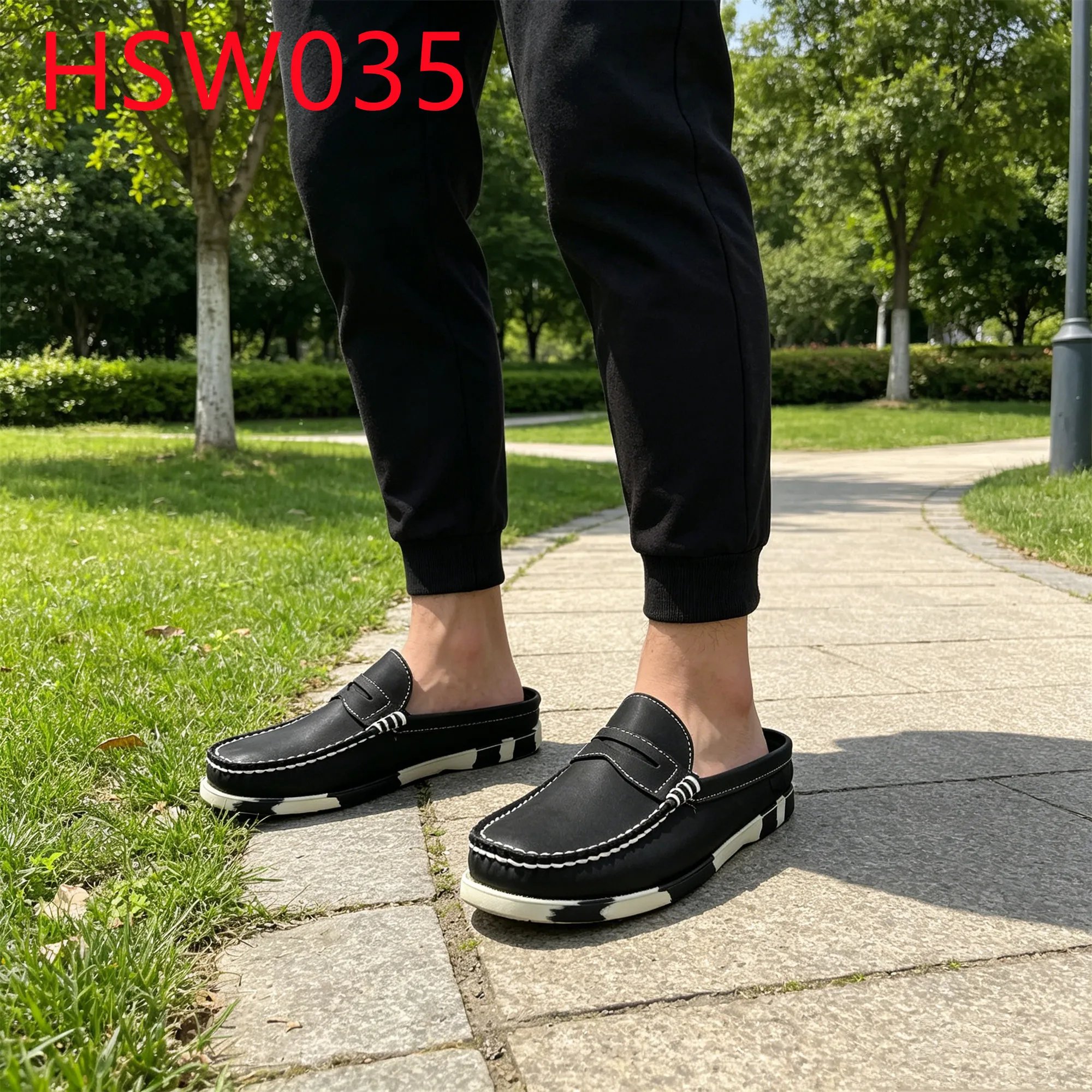 YYR,daily Commute No Squeezing&friction Casual Boat Shoes Home Leisure Full Natural Cow Leather Flat Loafer Slippers HSW035