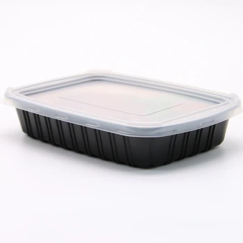 Microwavable packaging hot to go fast food plastic container