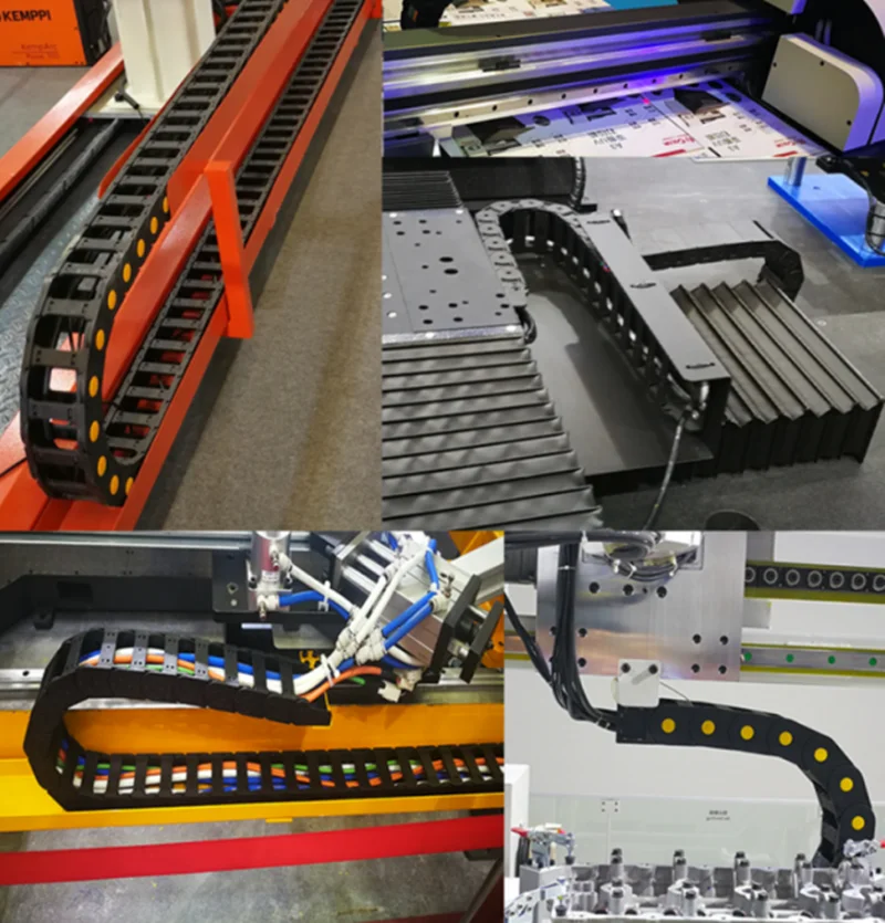 Нейлоновая герметичная Гибкая Высококачественная буксирная цепь PA66 для кабеля