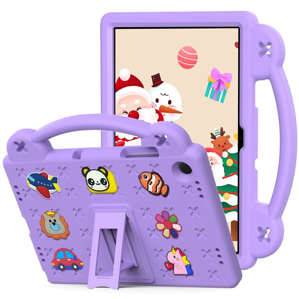 Kids  EVA Tablet Case for Samsung Galaxy Tab A9+ / A11+ Shockproof EVA Handle & Stand Cover Child-Proof Protective Shell