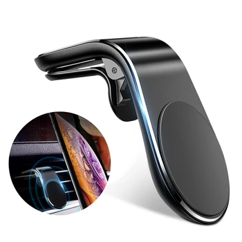 Free Sample Universal Cellphone Accessories Car Air Vent Mount Mobile Phone Stand Metal Magnetic Car Phone Holder