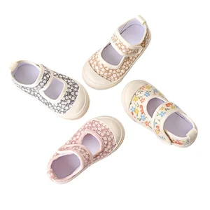 Babyhappy Baby Girls canvas Shoes New Trend Fashion Mary Jane Shoes Toddler Princess Dress Shoes