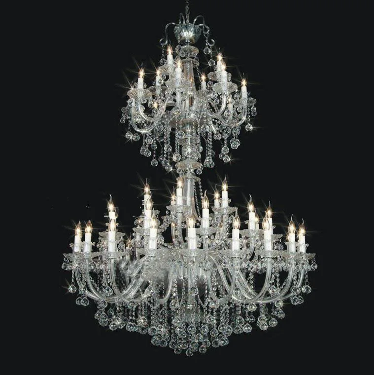 MEEROSEE Glass Lights and Lighting Home Lustres Suspension Chandelier Crystal Lights Luxury MD87065