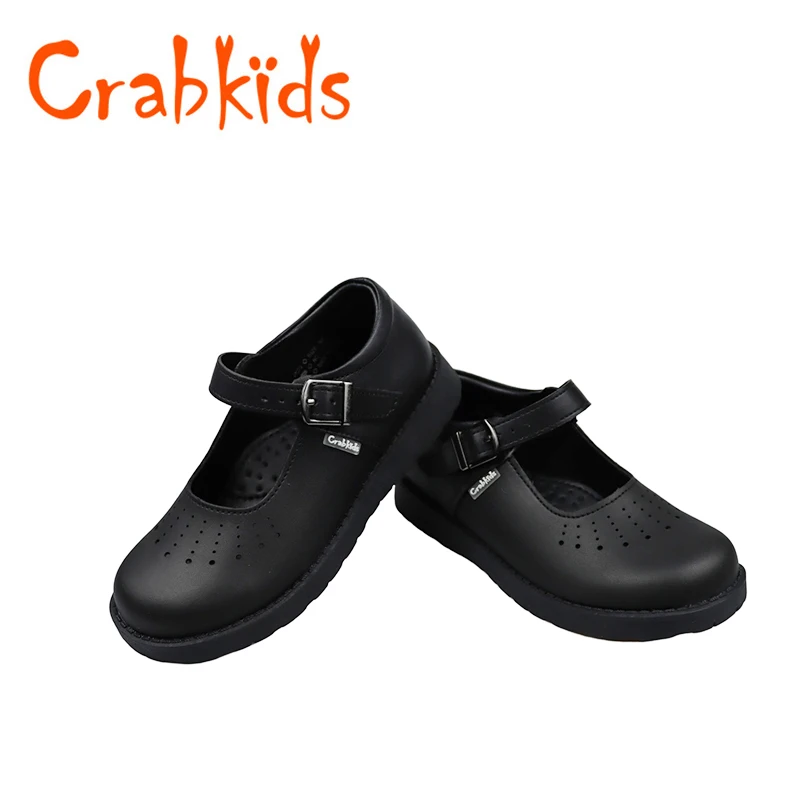 Crabkids New Children's Leather Shoes Student Performance Shoes Back To ...