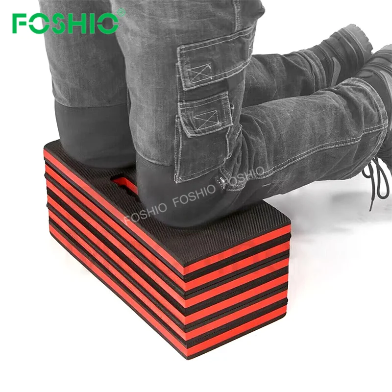 Foshio Design Kneel Down Outdoor Foldable Padded Eva Foam Mechanics Mat for Car Work Shop