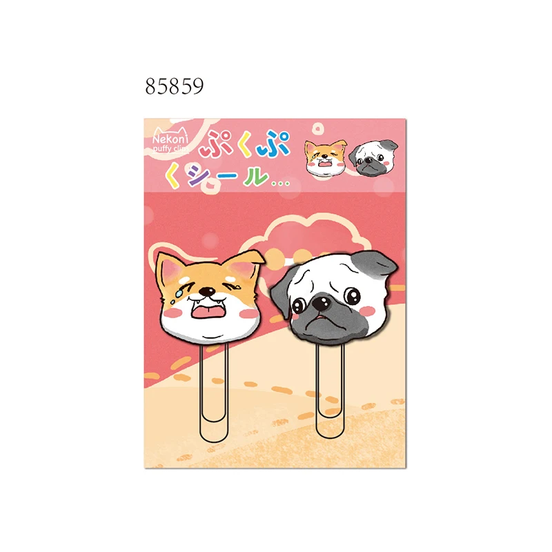 Nekoni ПВХ Закладка 3D планировщик Зажимы для бумаги Канцелярские Товары детей и студентов чтение подарки пользовательские закладки маркер страниц