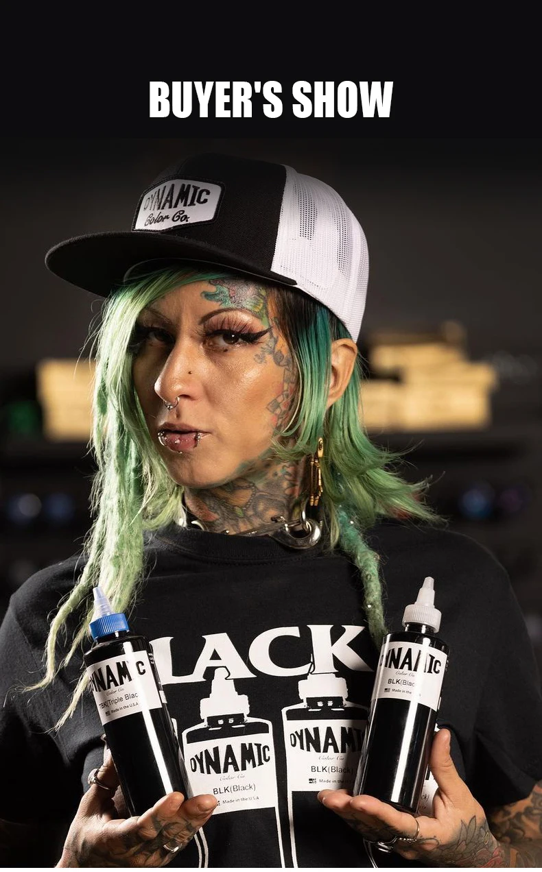 Dynamic Tbk 8 Oz Triple Black Color Tattoo Ink Buy Black Tattoo Ink