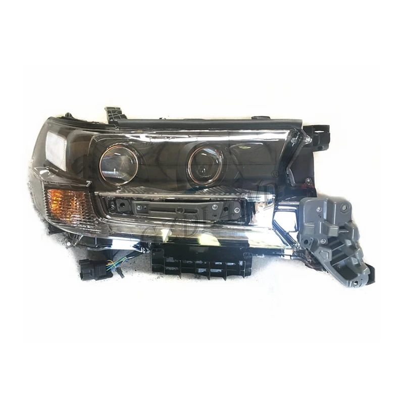 product aftermarket auto parts headlights modification black white headlamp for toyota land cruiser lc200 2016 2021-38