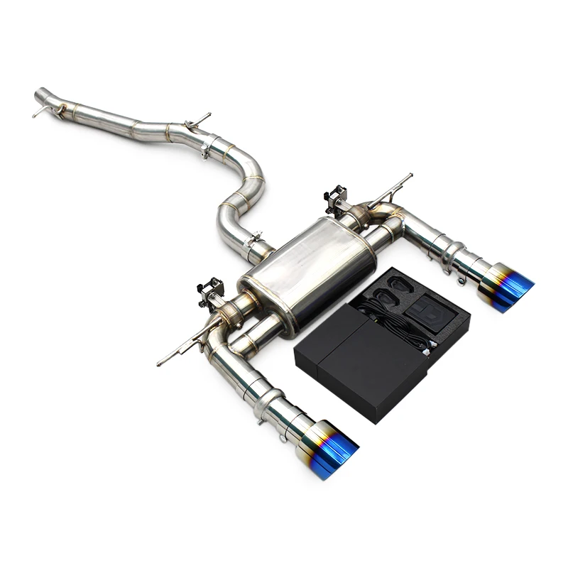 Obm Stainless Steel Catback Exhaust Pipes For Audi TT / Tts 2.0T 2010-2019 Racing Exhaust Pipe