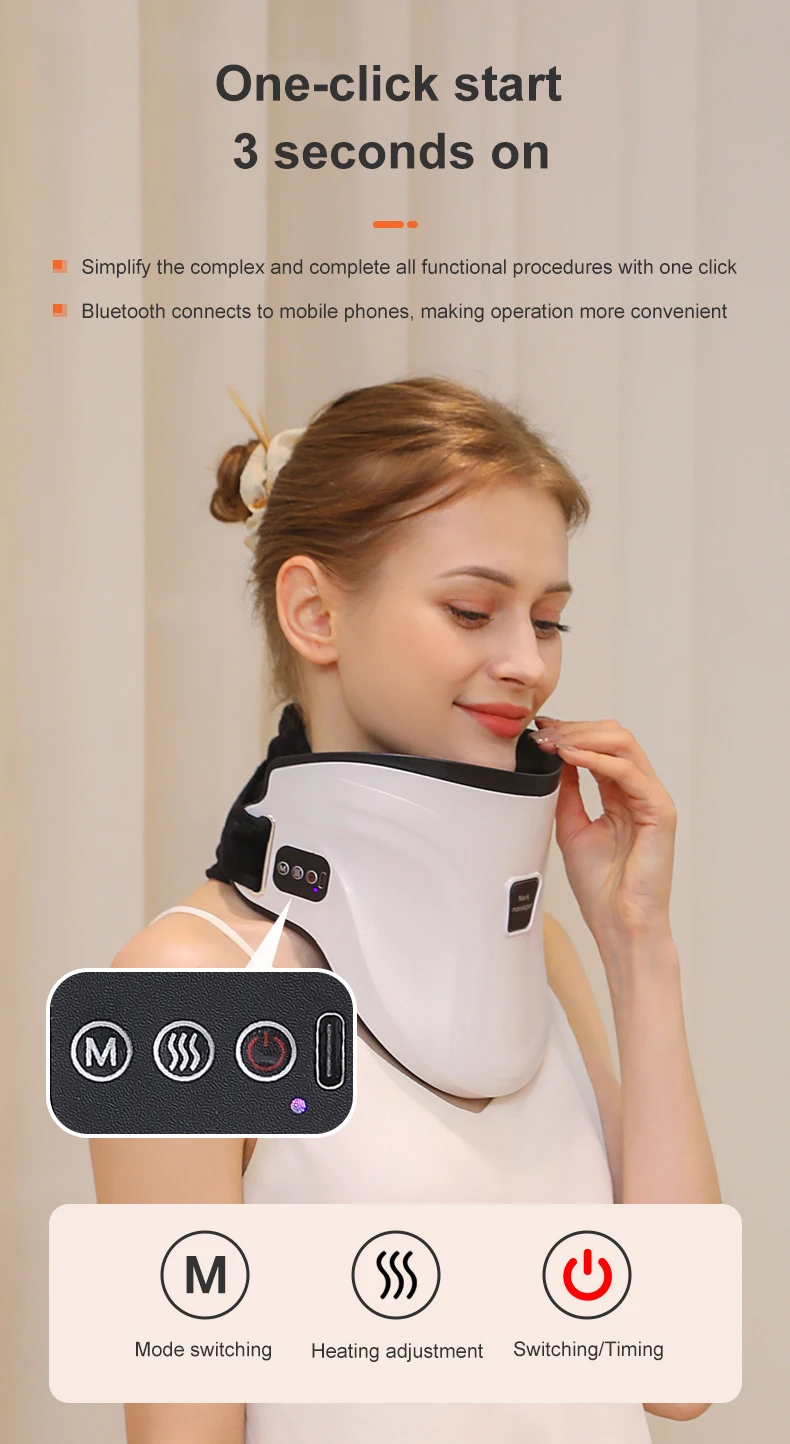 New Shiatsu Neck Massager Machine Electric Neck Massager Deep Tissue